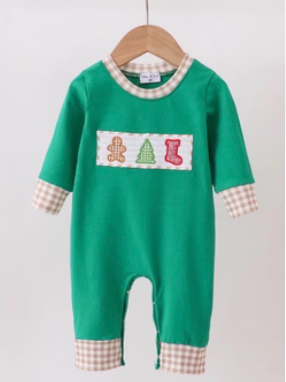 Abby & Evie 12M Christmas One-Piece Romper